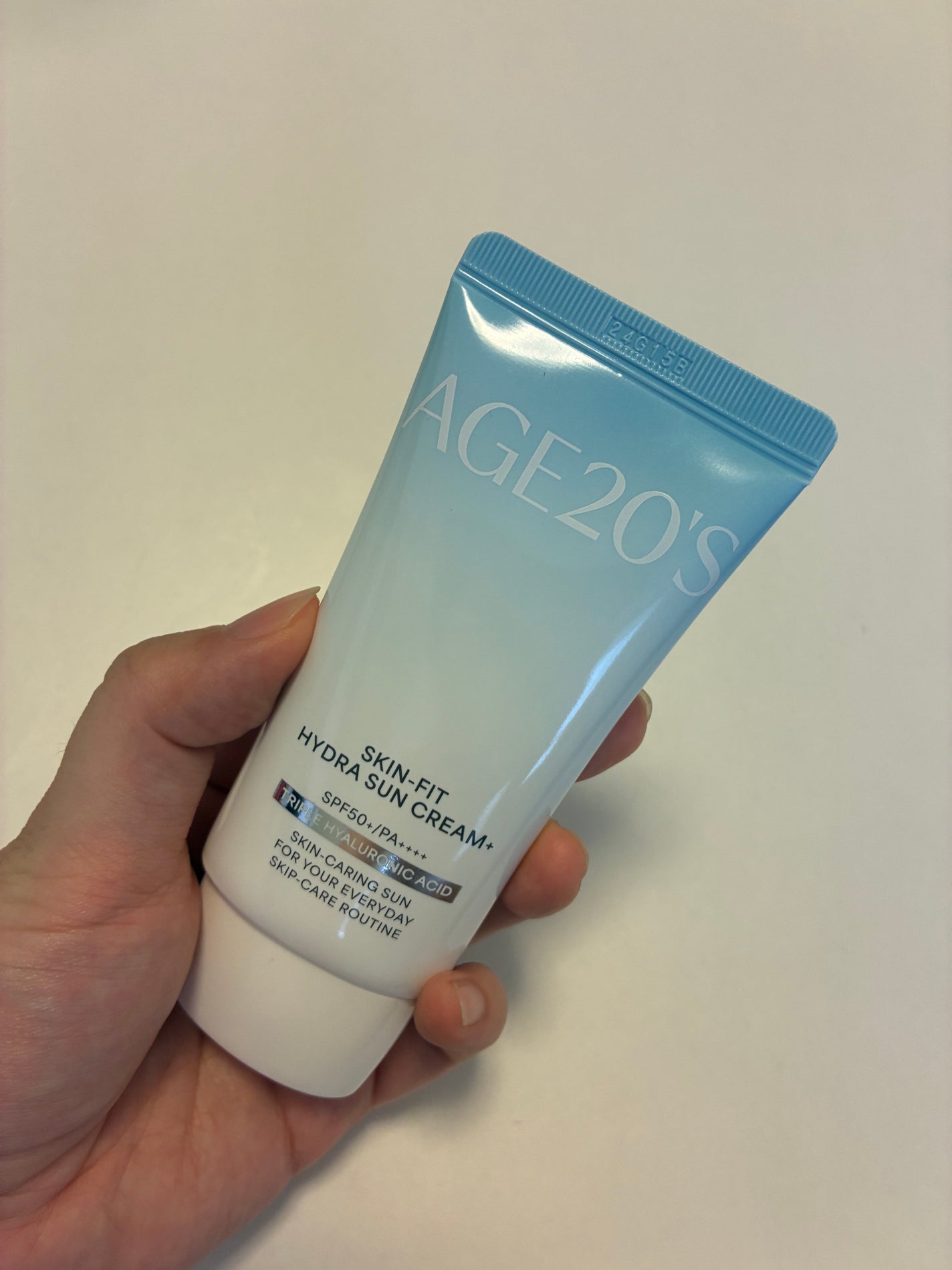 スキンフィット水分UVクリームプラス/AGE20’s/日焼け止めクリームを使ったクチコミ(1枚目)