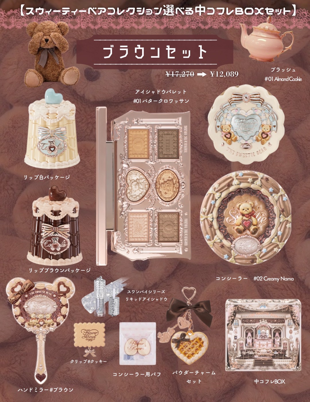 スウィーティーベア コレクション コーティング　リップジェリー/FlowerKnows/口紅を使ったクチコミ（3枚目）