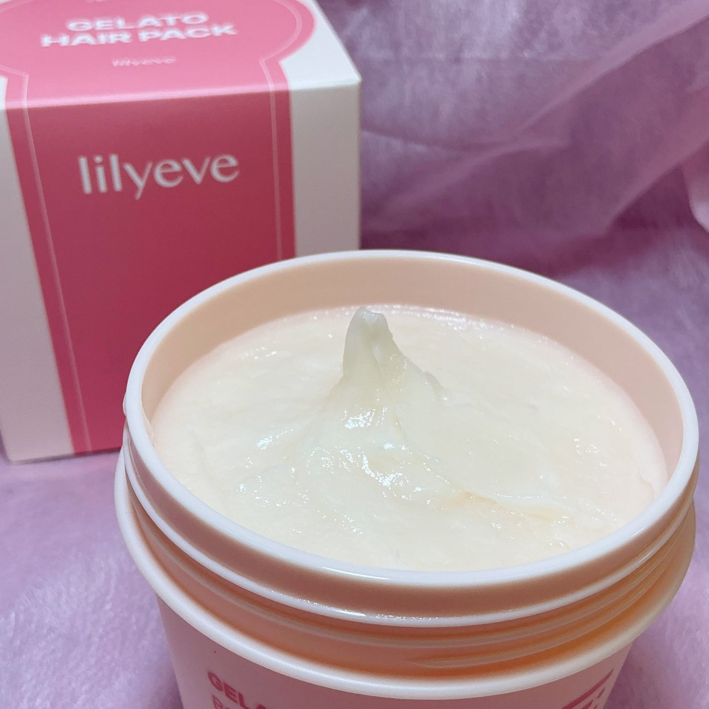 リペアターンジェラートヘアパック バウンシーベリー/リリーイブ/洗い流すヘアトリートメントを使ったクチコミ(3枚目)