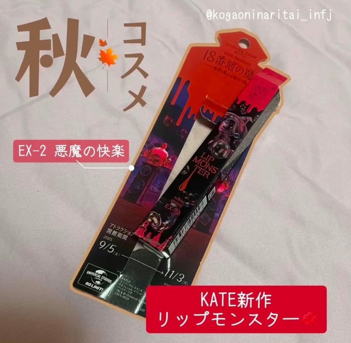 ケイト リップモンスター ツヤバース/KATE/口紅を使ったクチコミ(1枚目)