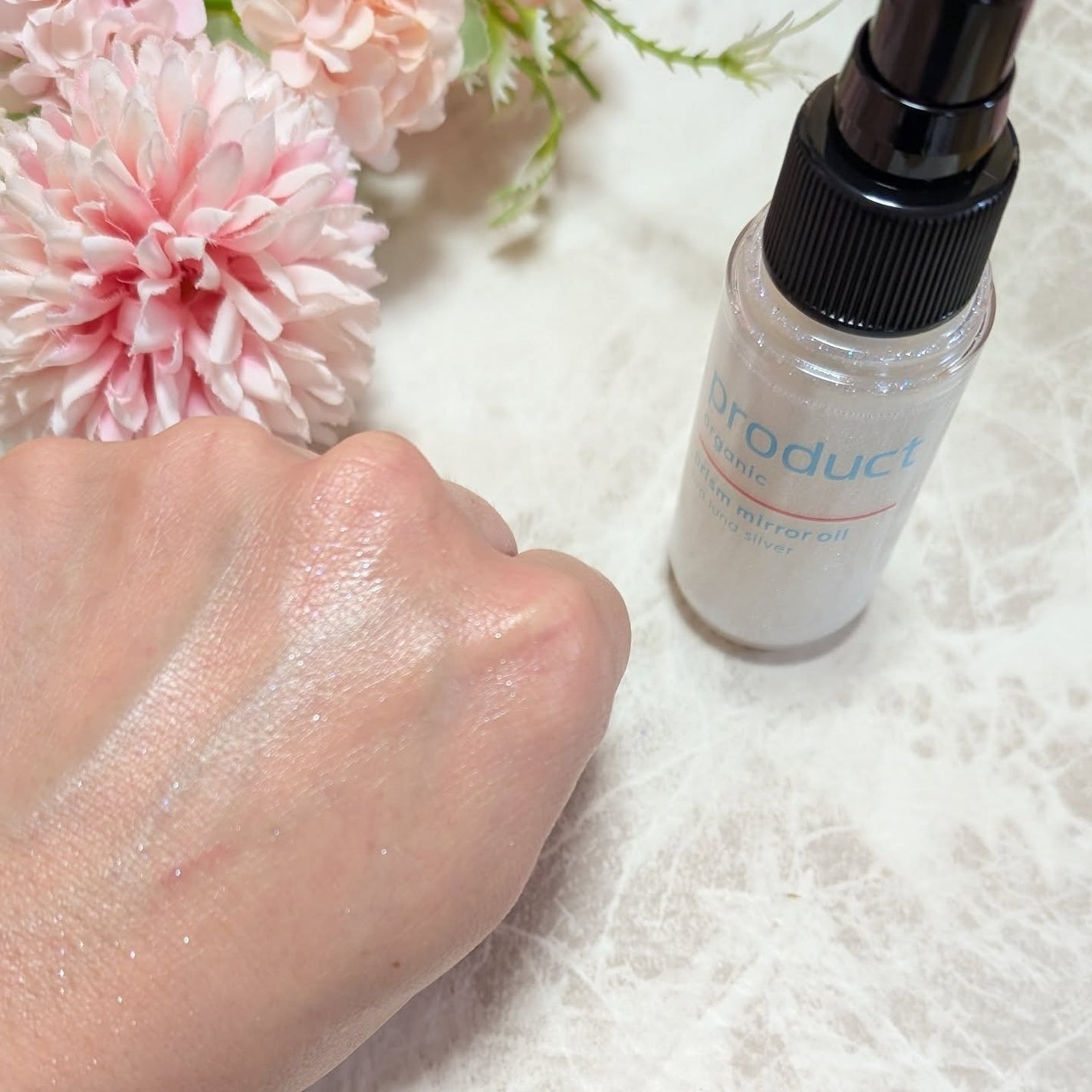 ザ・プロダクト プリズムミラーオイル <ヘアオイル・スキンオイル>/ザ・プロダクト/ヘアオイルを使ったクチコミ(4枚目)