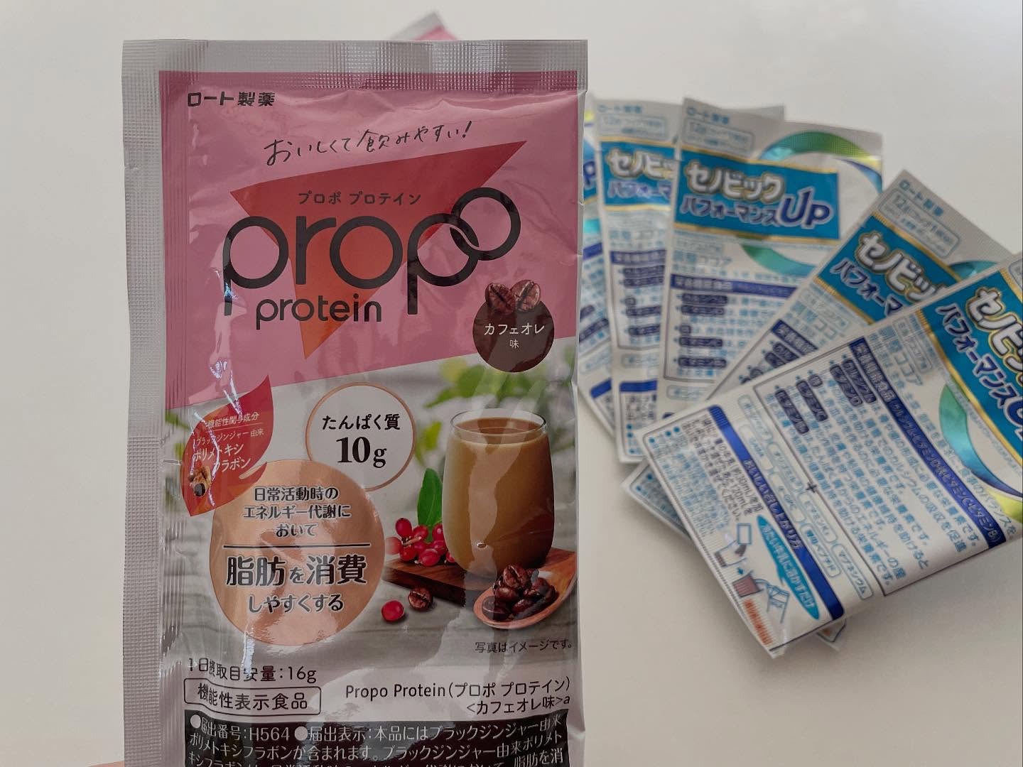 プロポ プロテイン(カフェオレ味)/ロート製薬/その他プロテインを使ったクチコミ（3枚目）