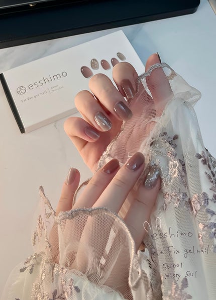 フィットフィックスジェルネイル/esshimo/ネイルシールを使ったクチコミ(1枚目)