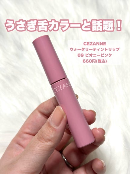 ウォータリーティントリップ/CEZANNE/リップティントを使ったクチコミ(2枚目)