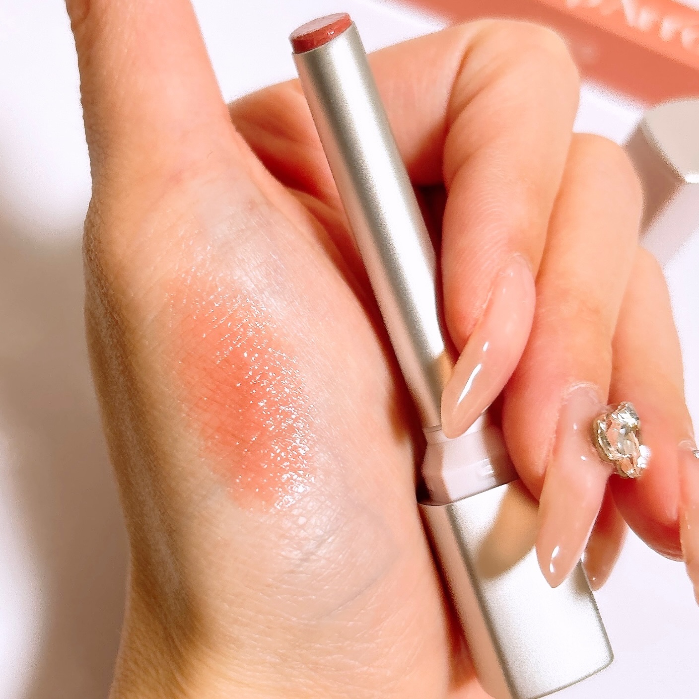 キス リップアロー グロウ/KiSS/口紅を使ったクチコミ（3枚目）