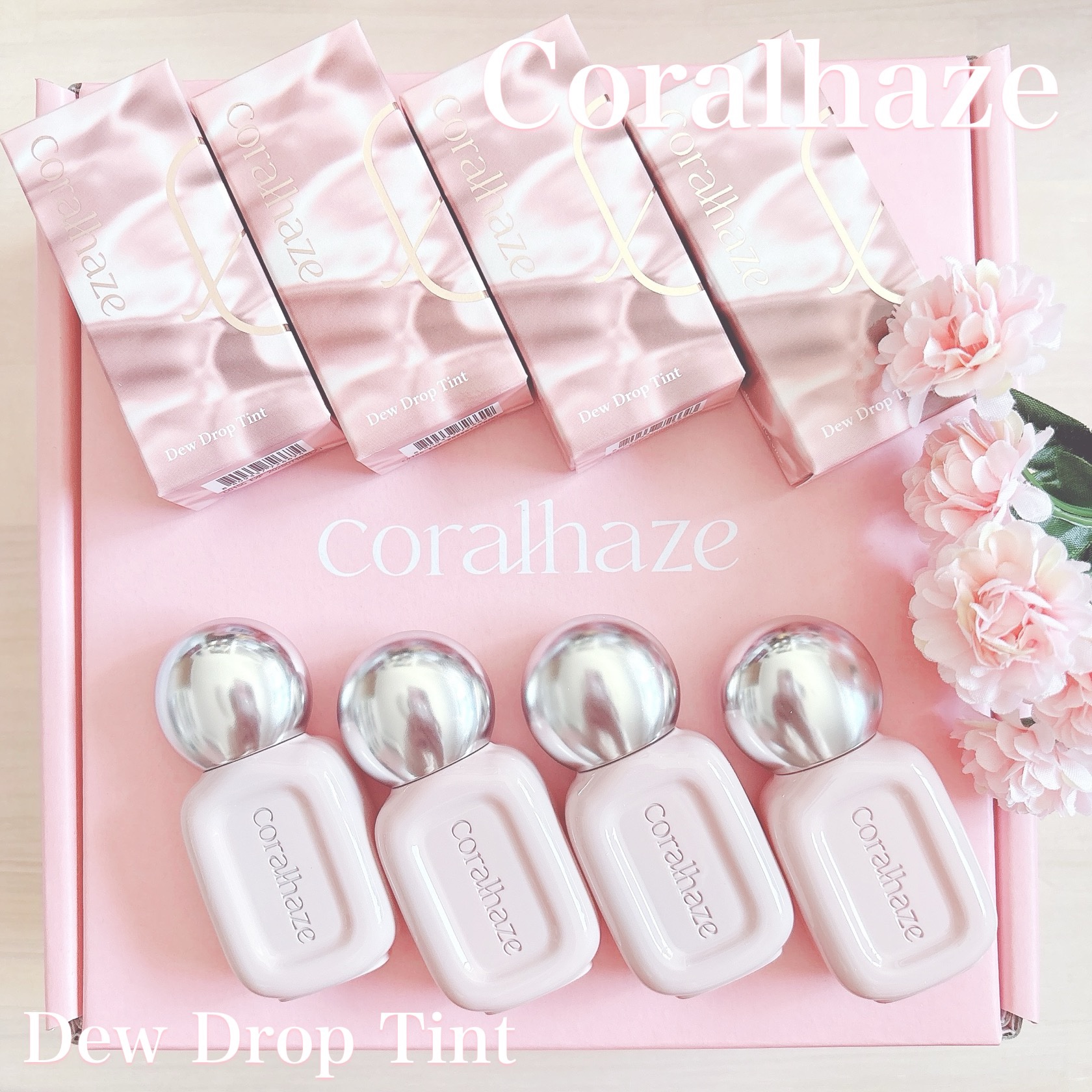 デュー ドロップ ティント/Coralhaze/リップティントを使ったクチコミ（1枚目）