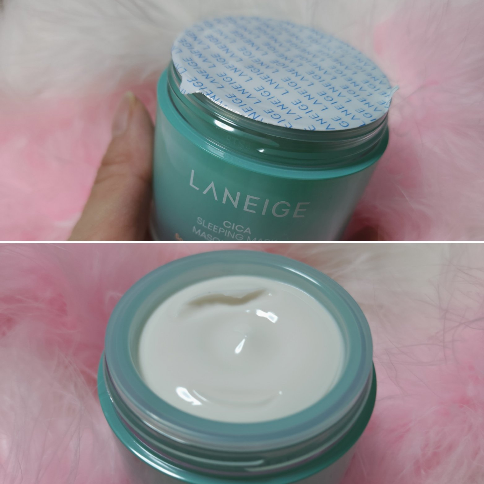 シカスリーピングマスク N/LANEIGE/フェイスクリームを使ったクチコミ（2枚目）