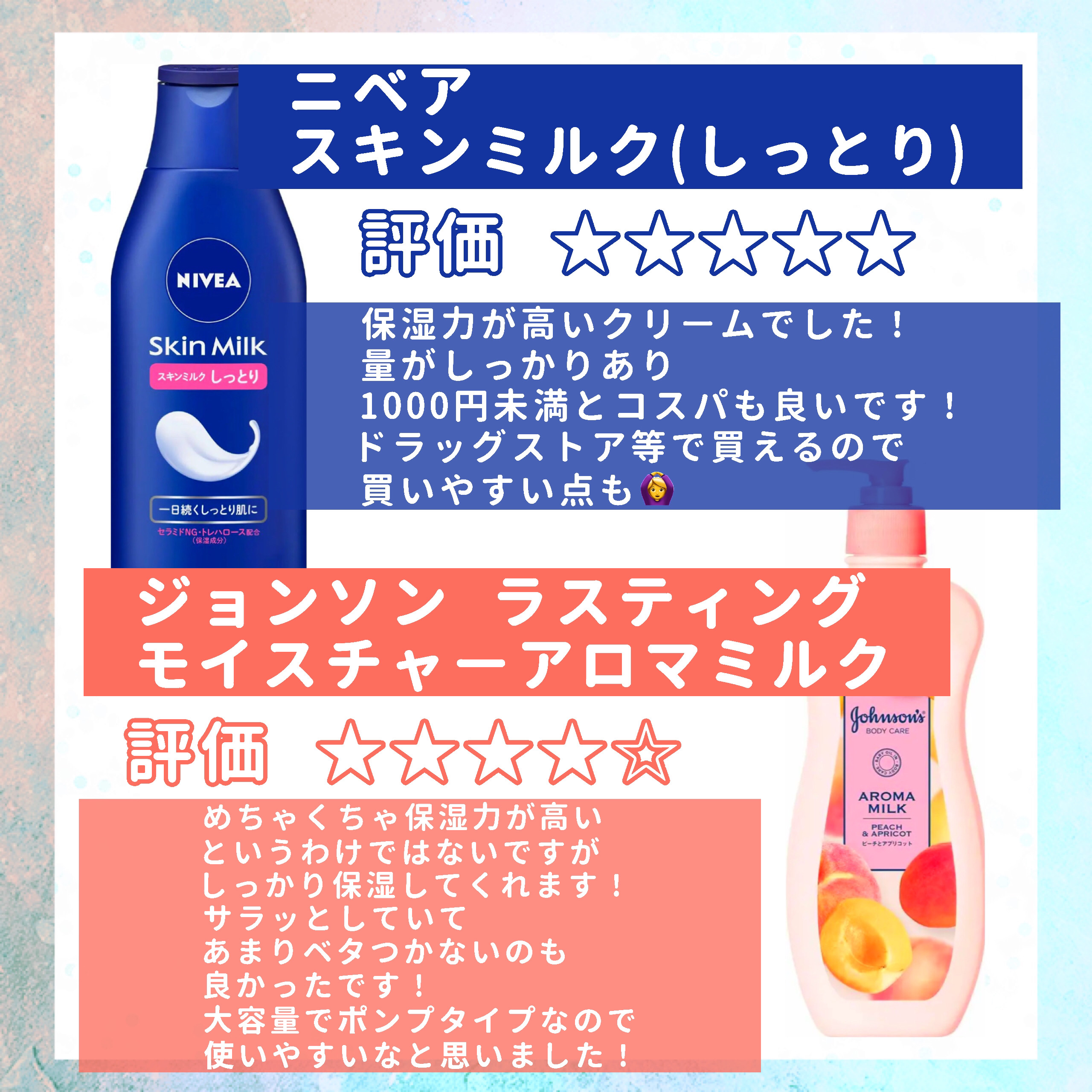 スキンミルク(しっとり)/ニベア/ボディミルクを使ったクチコミ（3枚目）