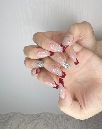 ジェルネイル(ライト対応)/セリア/ジェルネイルを使ったクチコミ(1枚目)