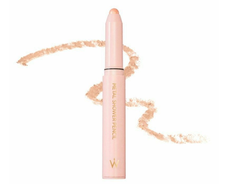 ウォンジョンヨ　メタルシャワーペンシル 07 リコッタベージュ/Wonjungyo/スティックアイシャドウを使ったクチコミ（3枚目）