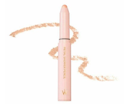 ウォンジョンヨ メタルシャワーペンシル 07 リコッタベージュ/Wonjungyo/スティックアイシャドウを使ったクチコミ(3枚目)