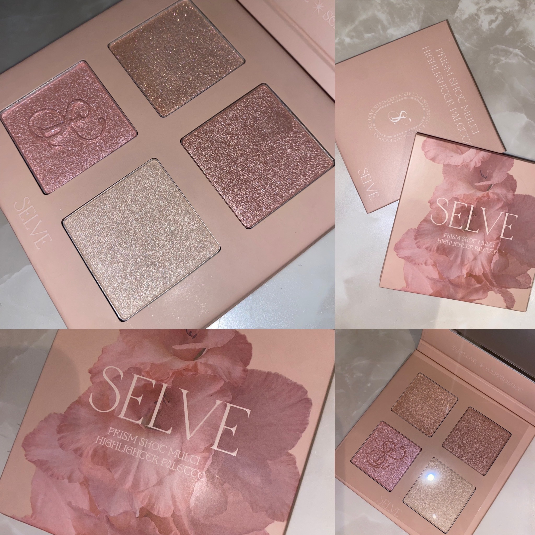 プリズムショットマルチハイライトパレット/SELVE/パウダーハイライトを使ったクチコミ（1枚目）