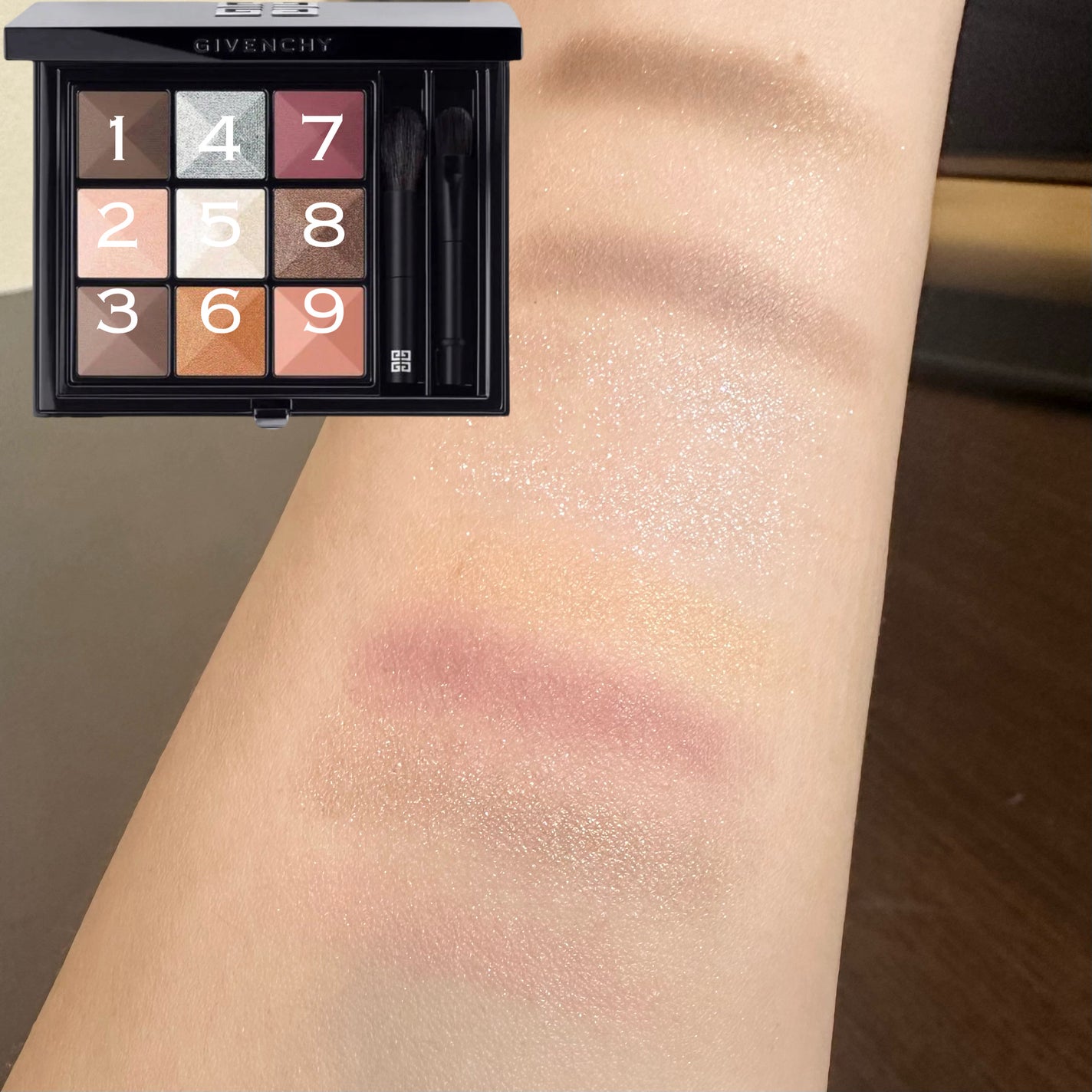 ル・ヌフ・ジバンシイ/GIVENCHY/アイシャドウパレットを使ったクチコミ(2枚目)