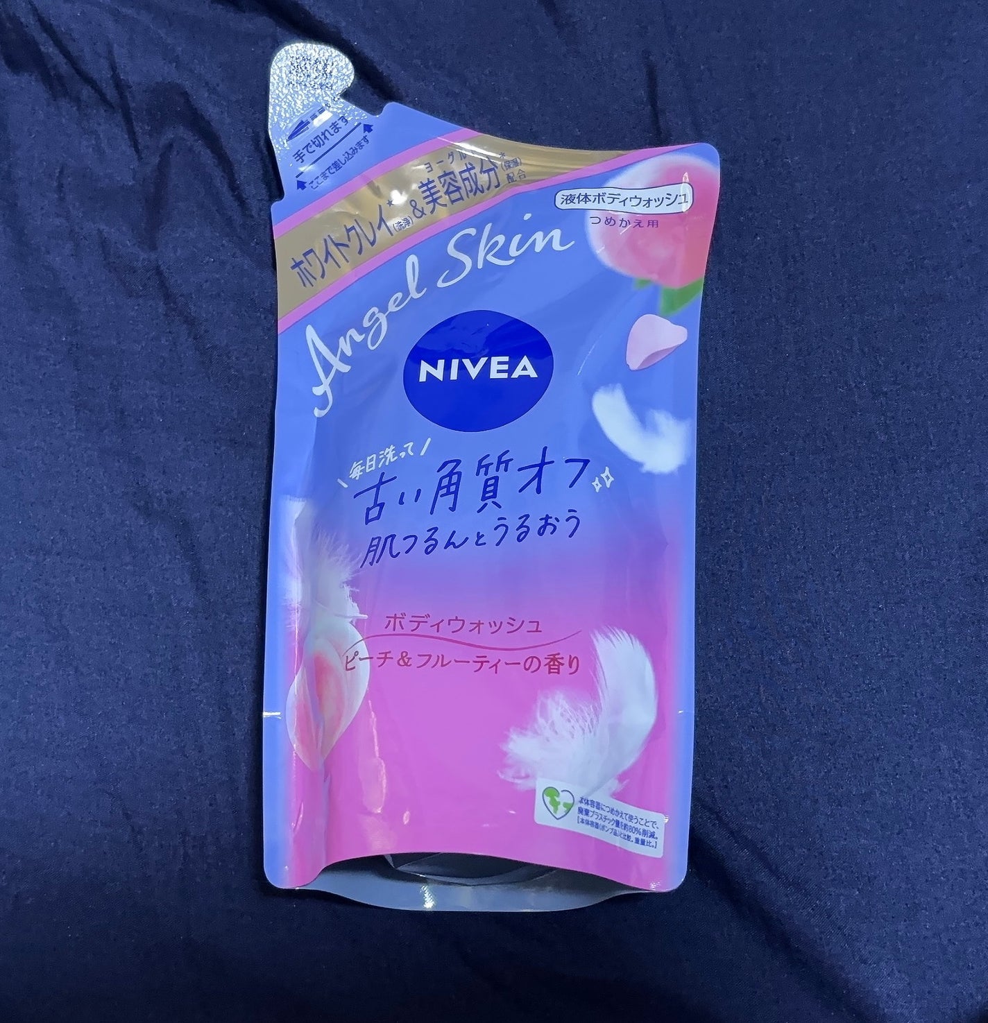ニベア エンジェルスキン ボディウォッシュ ピーチ&フルーティーの香り/ニベア/ボディソープを使ったクチコミ(1枚目)