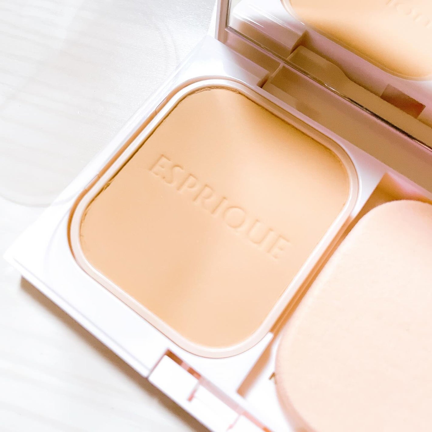 メルティセラム グロウパウダー/ESPRIQUE/パウダーファンデーションを使ったクチコミ(2枚目)