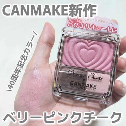 パウダーチークス/キャンメイク/パウダーチークを使ったクチコミ(1枚目)