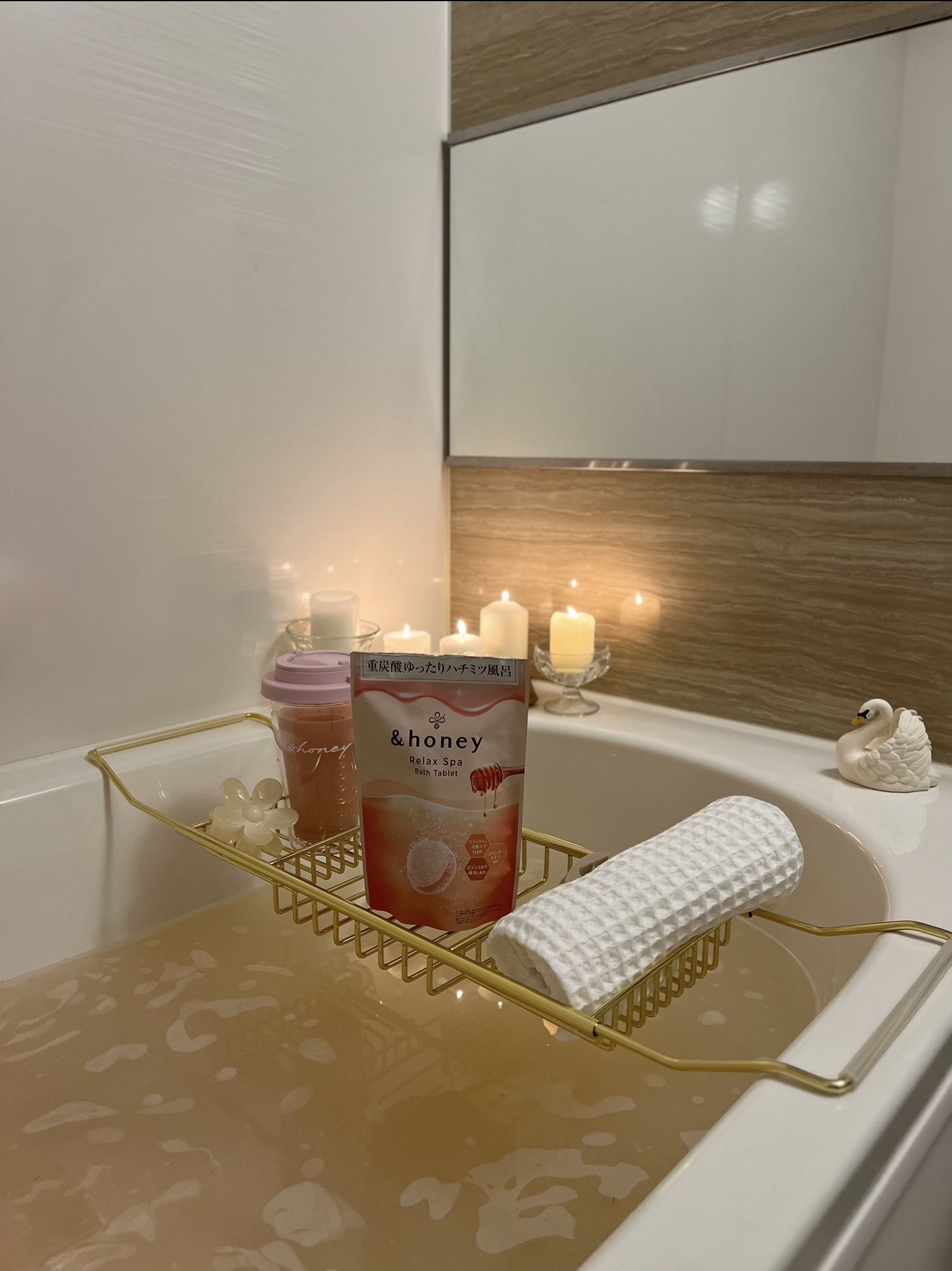 ビューティー スパ バスタブレット/&honey/入浴剤を使ったクチコミ（1枚目）