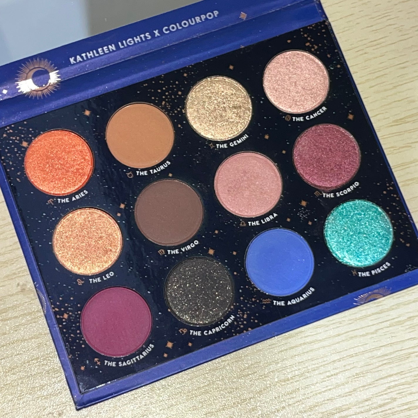 ザ ゾディアック カラフル アイシャドウ パレット/ColourPop/アイシャドウパレットを使ったクチコミ(1枚目)