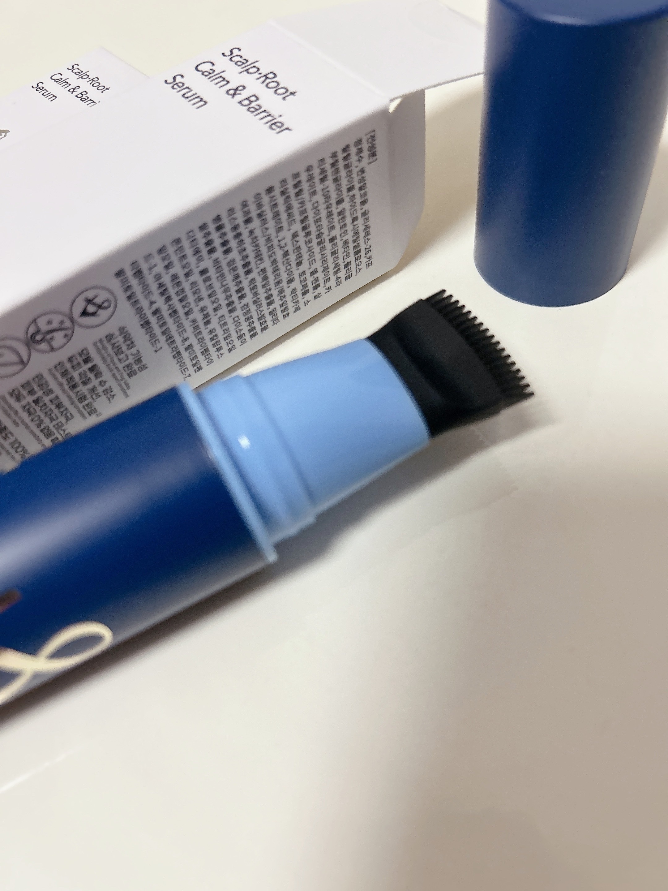 Scalp Root Calm & Barrier（コンブ一体型＋リフィル セット）/ANDKWAN/スカルプブラシを使ったクチコミ（2枚目）