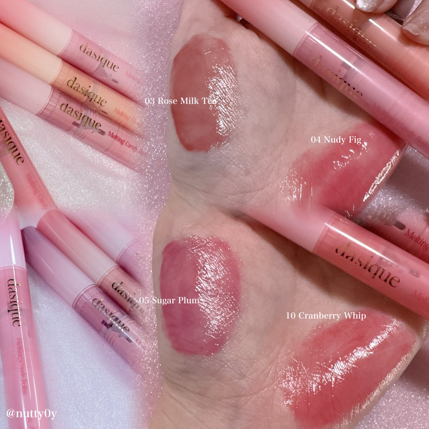 メルティングキャンディーバーム/dasique/口紅を使ったクチコミ(2枚目)