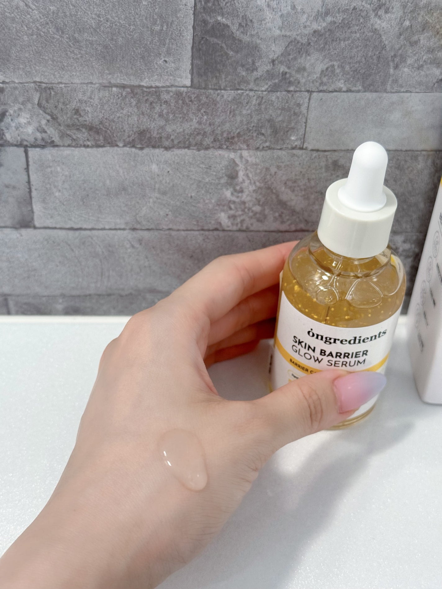 オングリディエンツ スキンバリアグローセラム/Ongredients/美容液を使ったクチコミ(3枚目)
