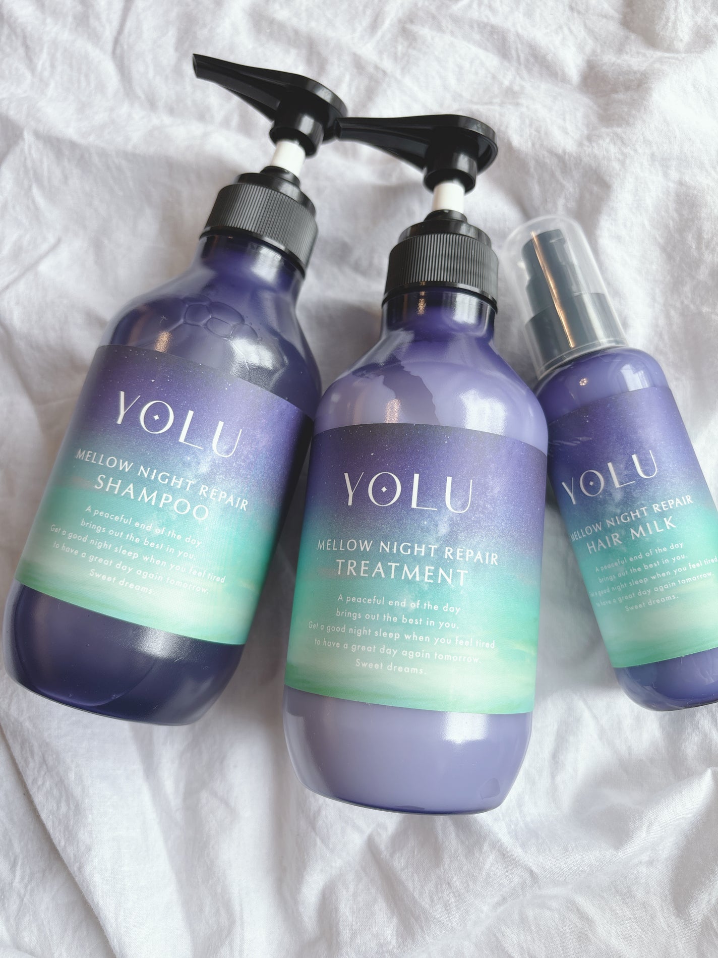 ヨル メロウナイトリペアシャンプー/トリートメント/YOLU/市販シャンプーを使ったクチコミ(2枚目)