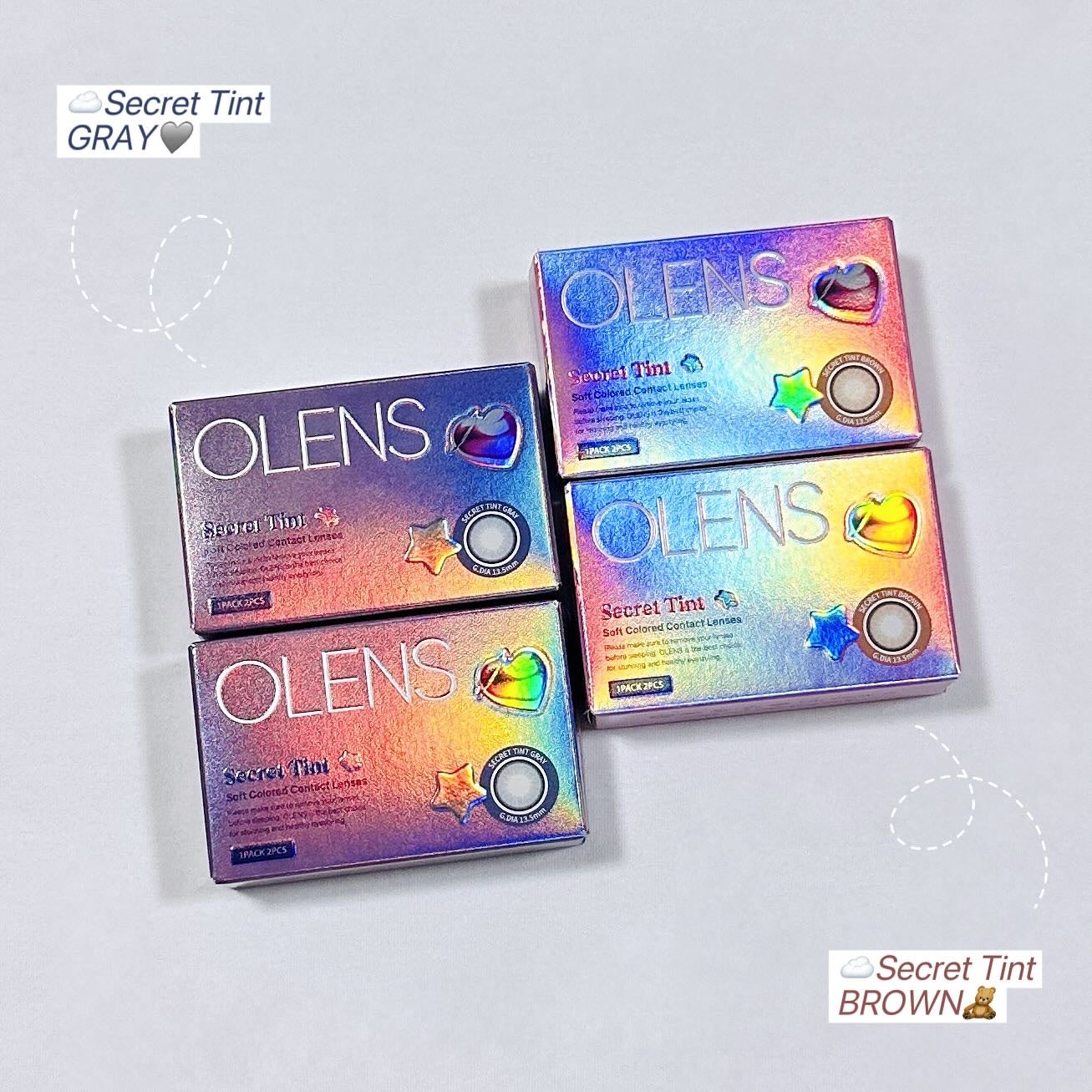 secret tint/OLENS/1ヶ月(1MONTH)カラコンを使ったクチコミ(3枚目)