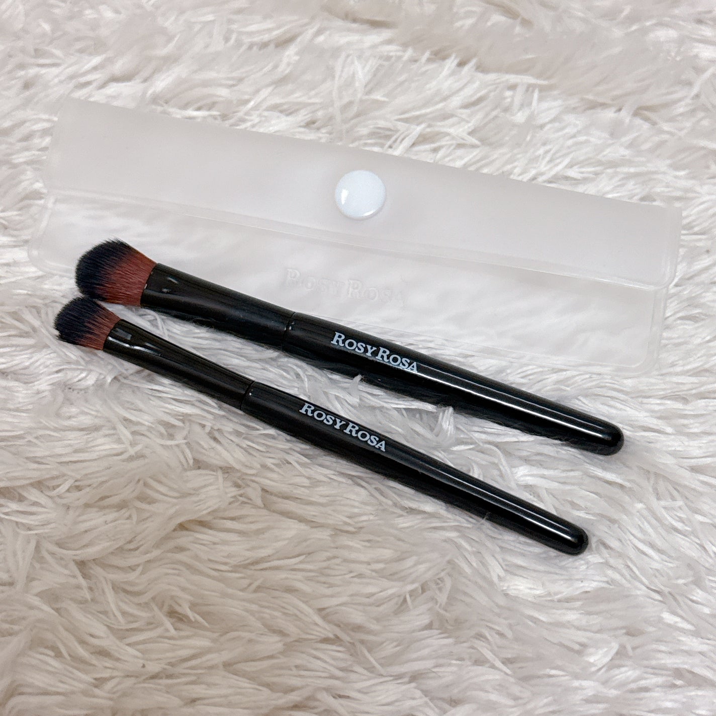 ファイバーアイシャドウブラシセット/ロージーローザ/メイクブラシを使ったクチコミ(1枚目)