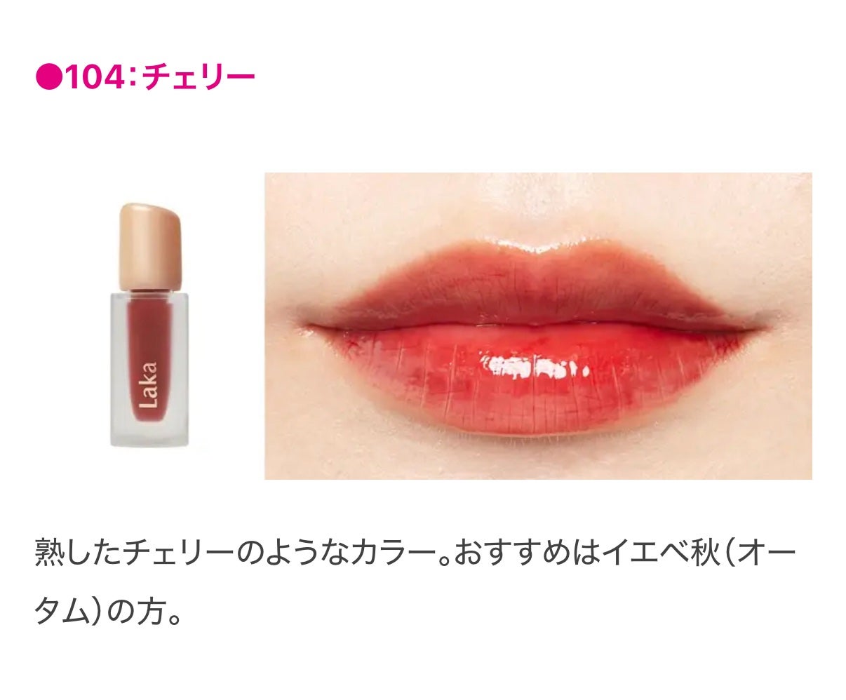 フルーティーグラムティント/Laka/リップティントを使ったクチコミ(1枚目)