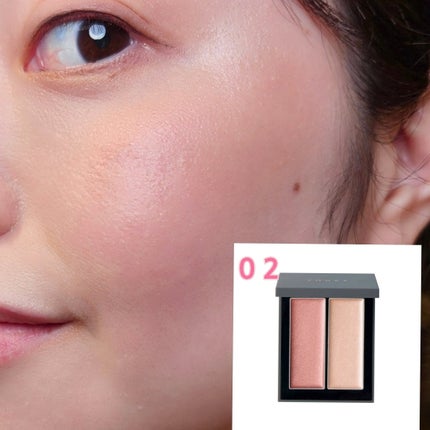 THREE シマリング グロー デュオ R/THREE/クリームハイライトを使ったクチコミ(3枚目)