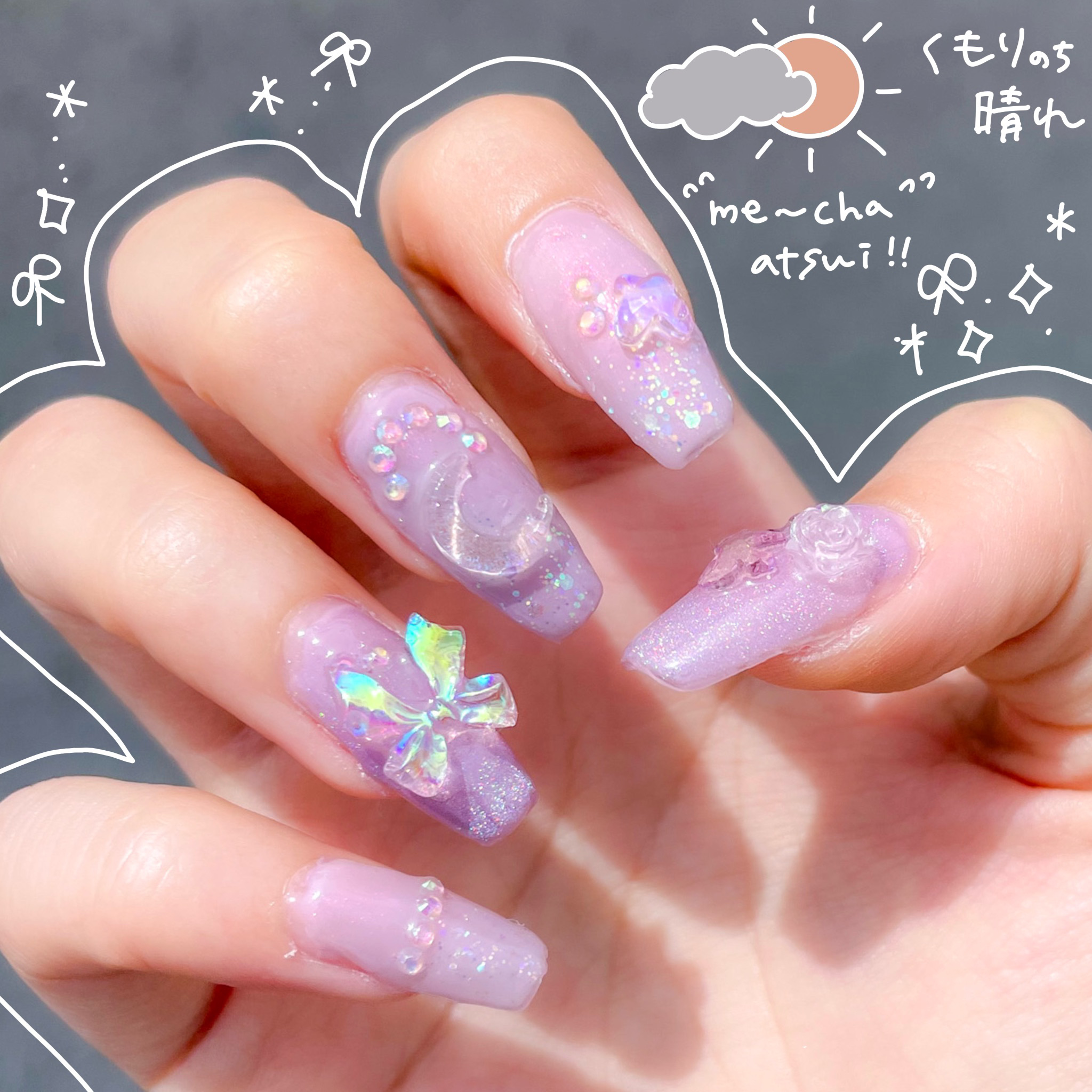 ネイルパーツ/SHEIN/ネイルチップ・パーツを使ったクチコミ（3枚目）