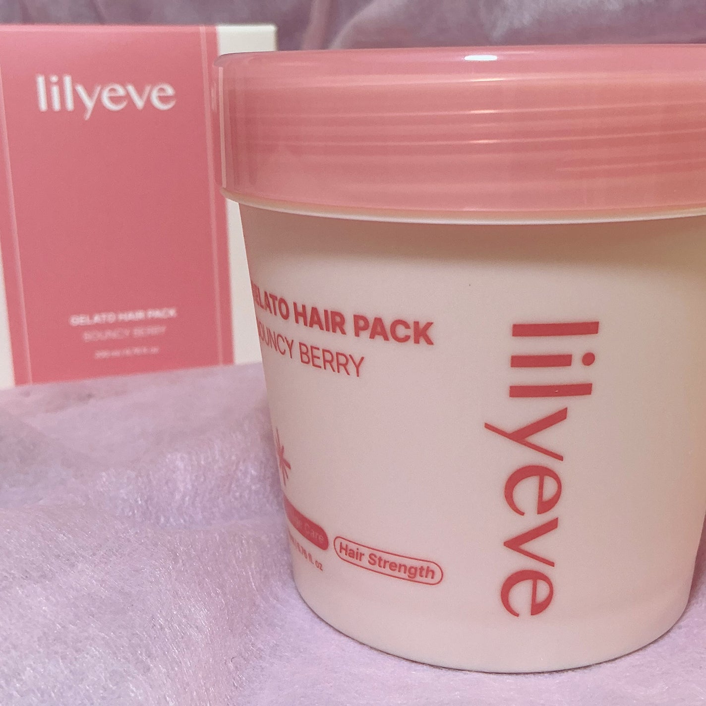 リペアターンジェラートヘアパック バウンシーベリー/リリーイブ/洗い流すヘアトリートメントを使ったクチコミ(6枚目)