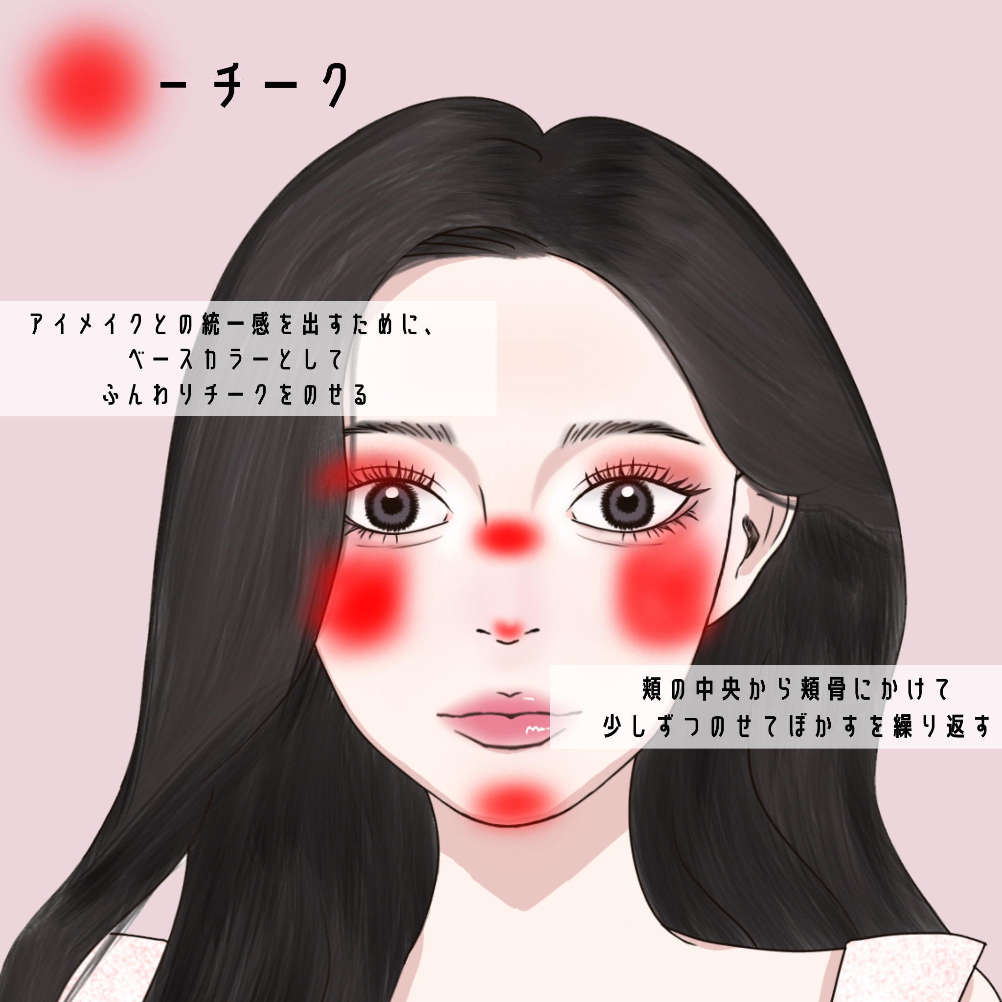 クリームチーク/キャンメイク/ジェル・クリームチークを使ったクチコミ（2枚目）