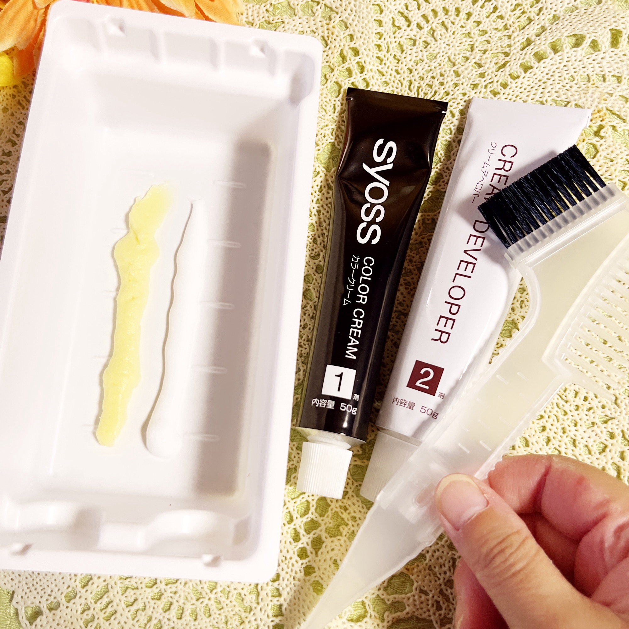 クレイクリーム/サイオス/ヘアカラーを使ったクチコミ（3枚目）