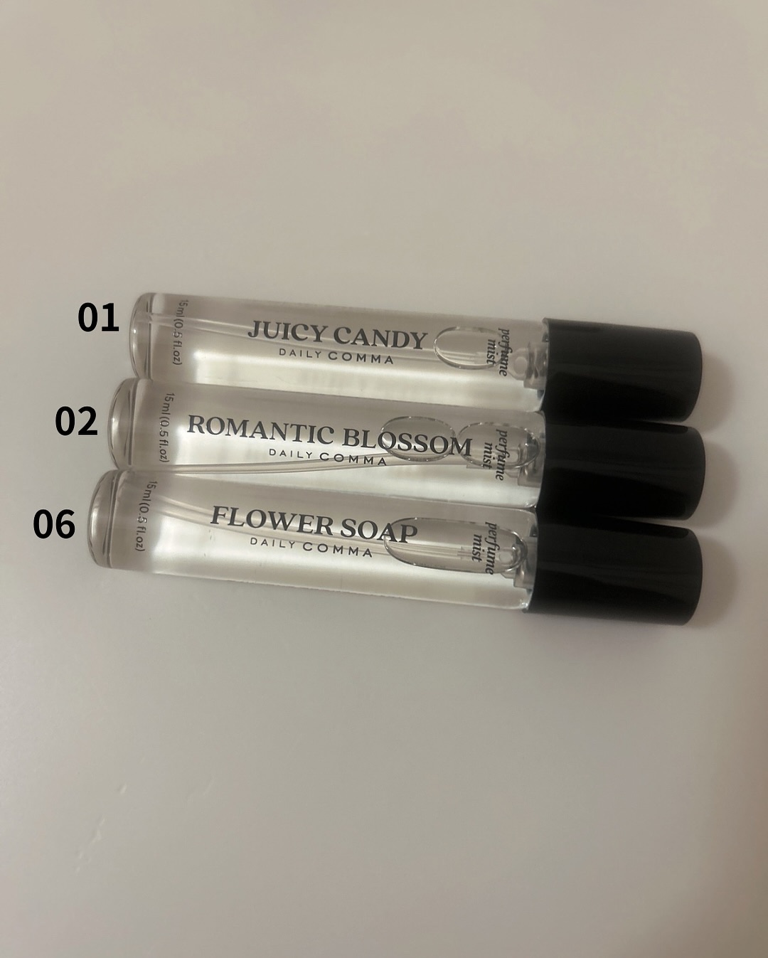 デイリーコンマ　アロマパフュームミスト #01 JUICY CANDY/DAILY COMMA/香水(その他)を使ったクチコミ（2枚目）