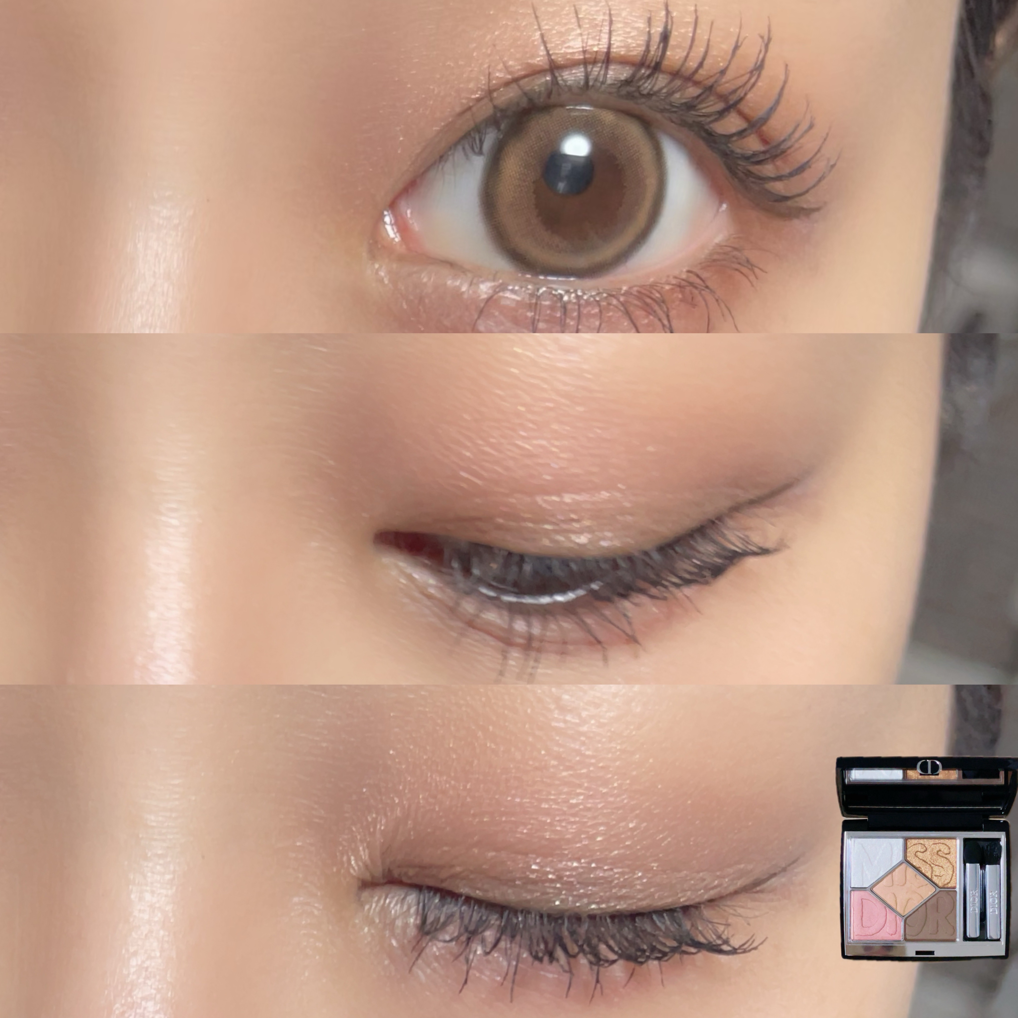 ディオールショウ サンク クルール（ミス ディオール コレクション 限定品）/Dior/アイシャドウを使ったクチコミ（1枚目）