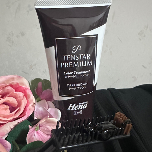 テンスターHenaプレミアム　カラートリートメント/テンスターHenaプレミアム/ヘアカラーを使ったクチコミ（2枚目）