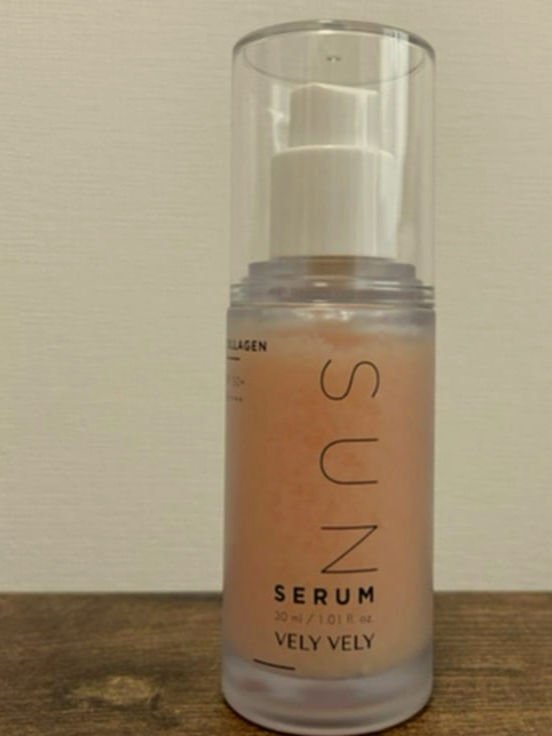 ハリケアコラーゲンサンセラム/VELY VELY/日焼け止めジェルを使ったクチコミ（1枚目）