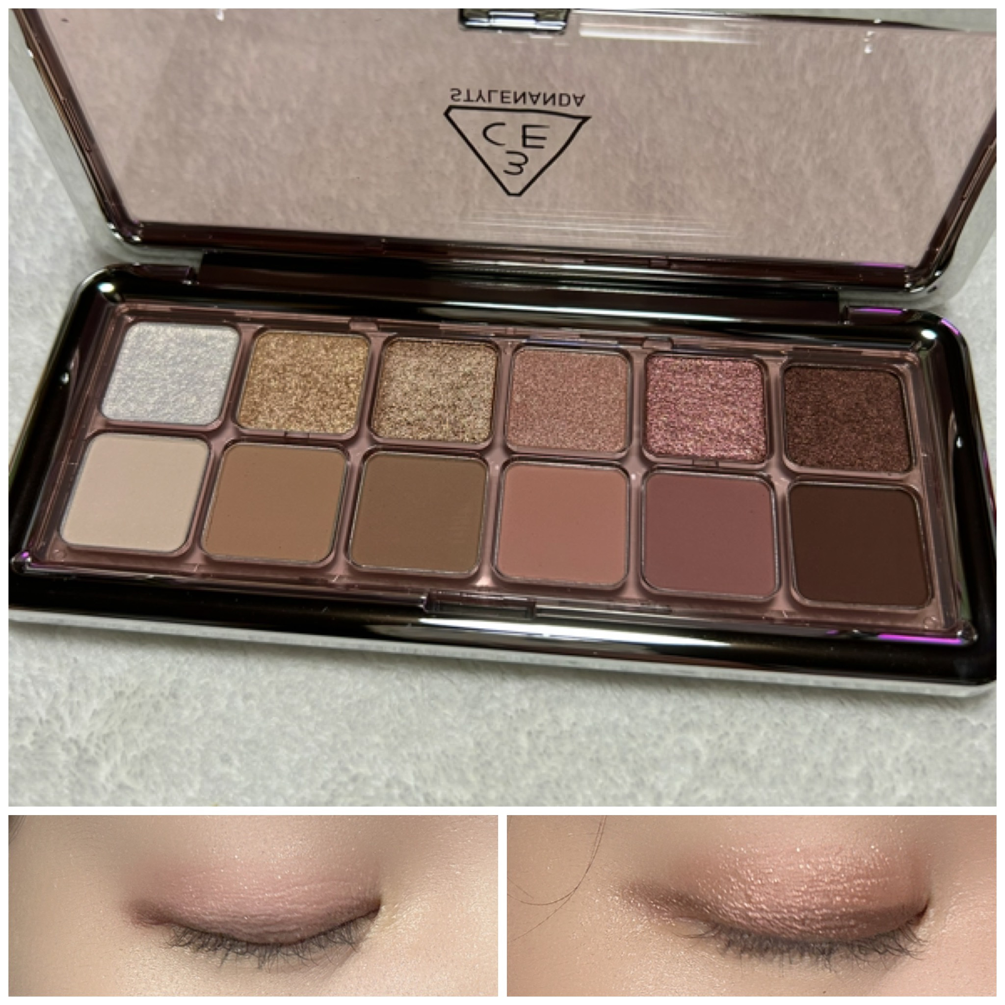 3CE ニューテイク アイシャドウパレット/3CE/アイシャドウパレットを使ったクチコミ（3枚目）