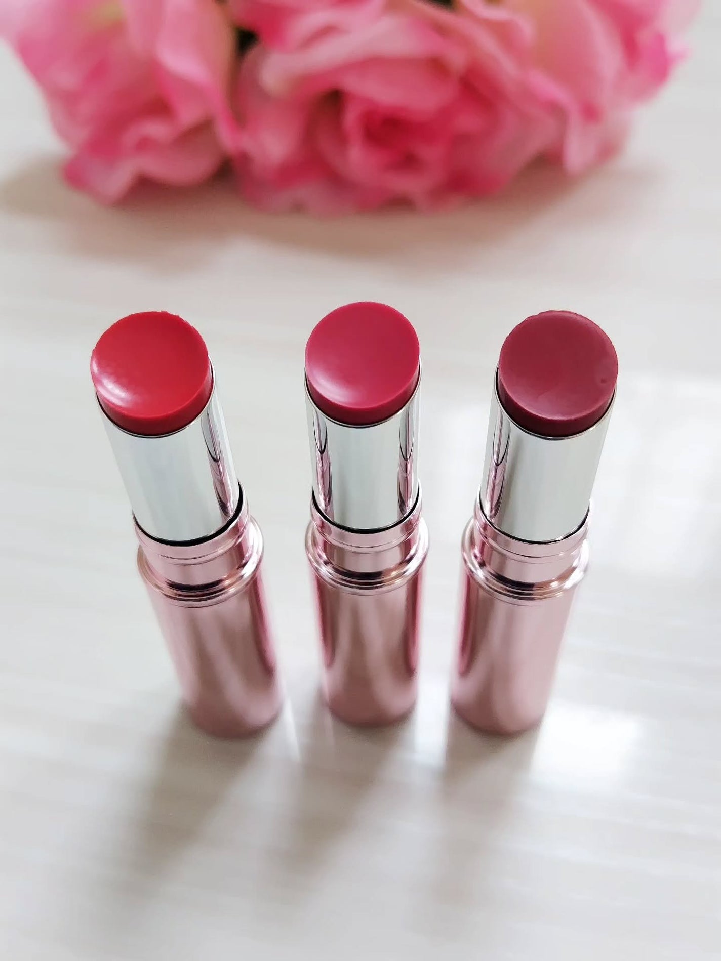 ラスターヴェールルージュ/キャンメイク/口紅を使ったクチコミ(3枚目)