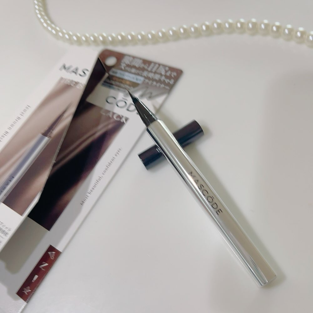 マスコード　スリークリキッド　アイライナー　/MASCODE/リキッドアイライナーを使ったクチコミ（2枚目）