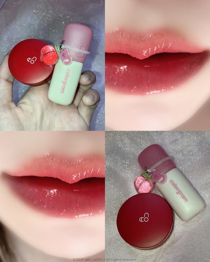 GLOWY TINT BALM 04 CHERRY BALM/AOU/リップグロスの画像