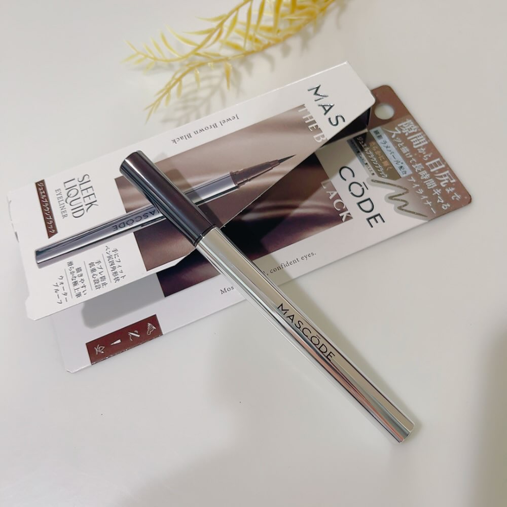 マスコード　スリークリキッド　アイライナー　/MASCODE/リキッドアイライナーを使ったクチコミ（1枚目）