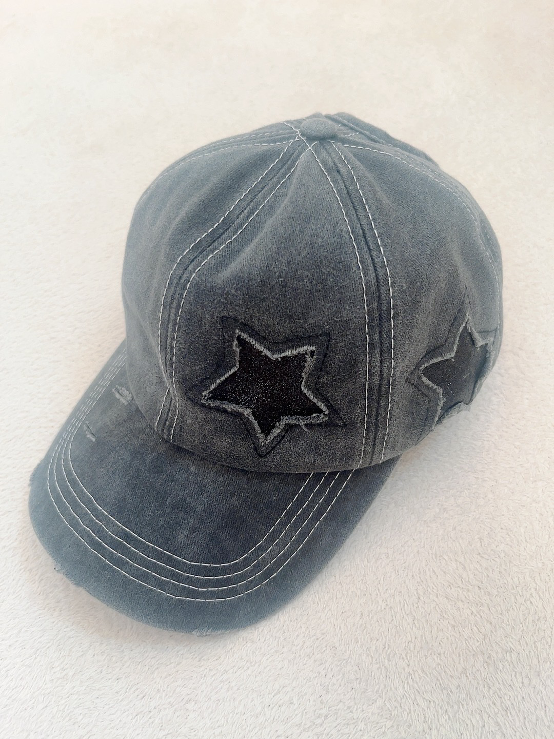 ポンテール付き 5角形の星 キャップ/SHEIN/その他を使ったクチコミ（2枚目）