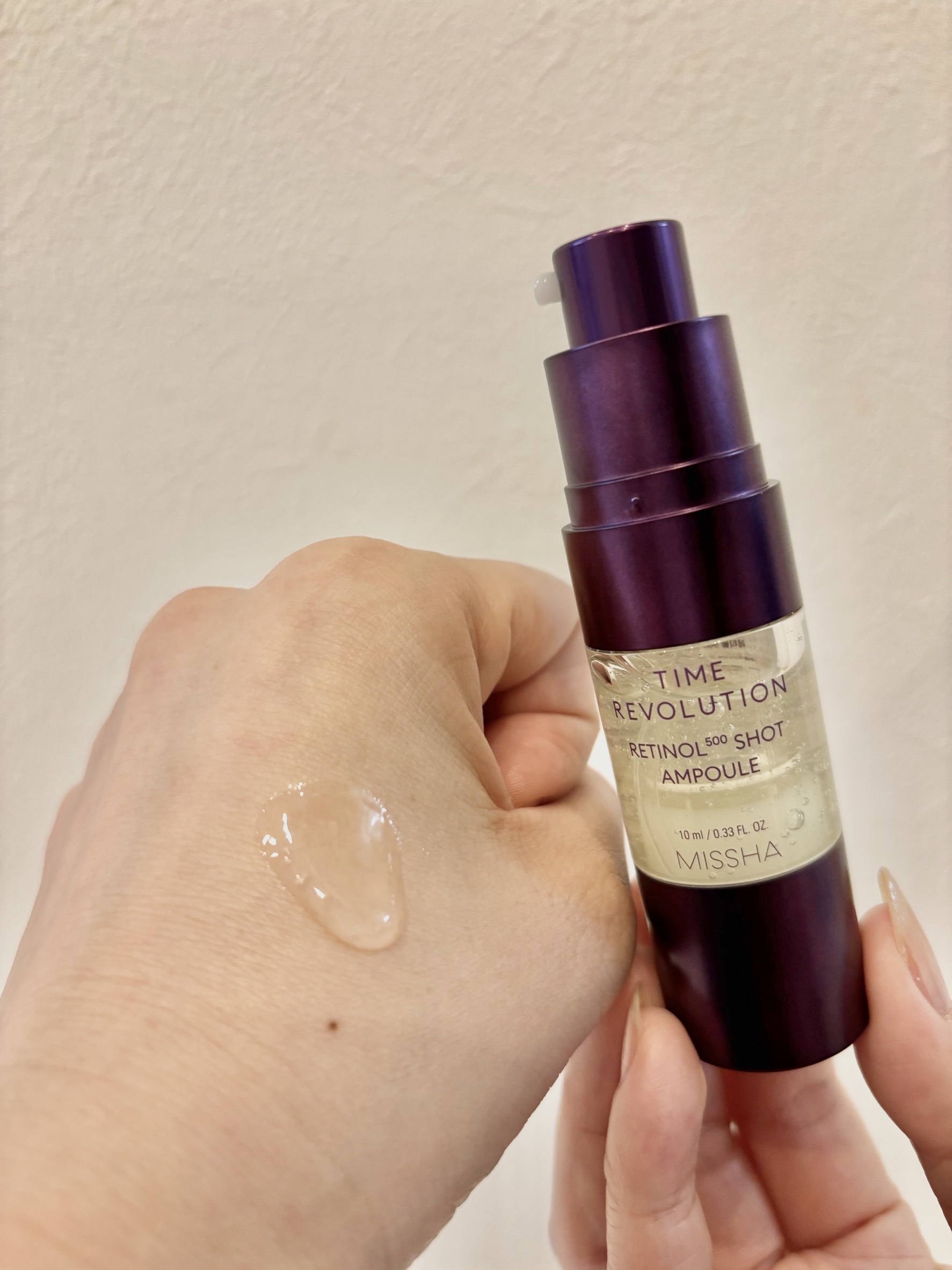 ミシャ タイムレボリューション レチ500ショット美容液/MISSHA/美容液を使ったクチコミ（2枚目）