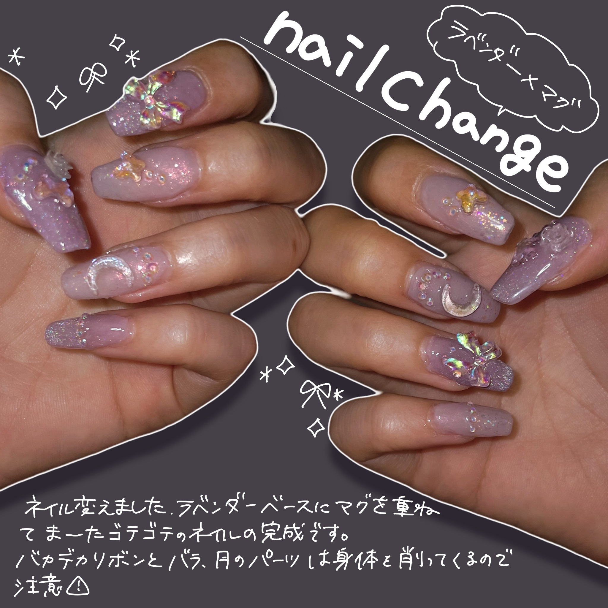 ネイルパーツ/SHEIN/ネイルチップ・パーツを使ったクチコミ（2枚目）