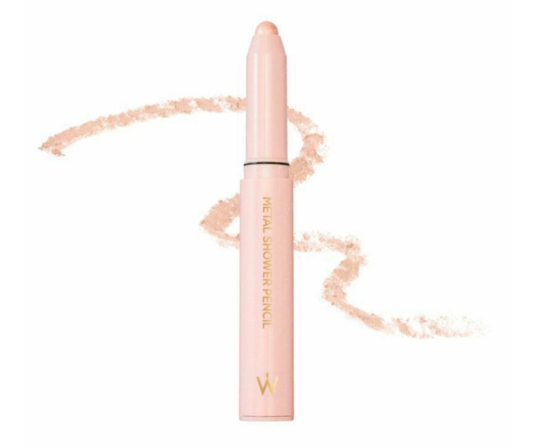 ウォンジョンヨ　メタルシャワーペンシル 07 リコッタベージュ/Wonjungyo/スティックアイシャドウを使ったクチコミ（2枚目）