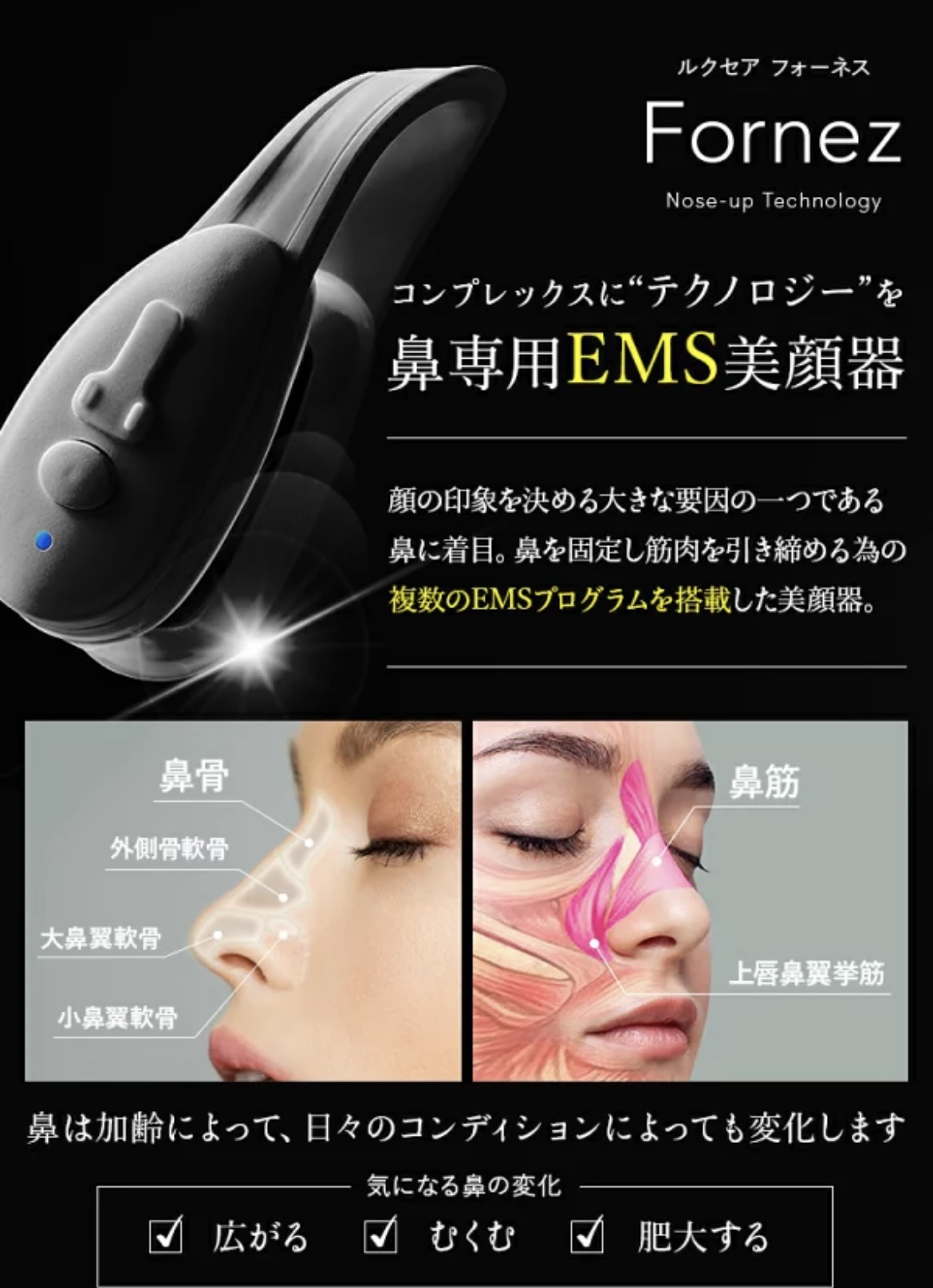 Fornez(フォーネス)/LUXCEAR/美顔器・マッサージを使ったクチコミ（2枚目）