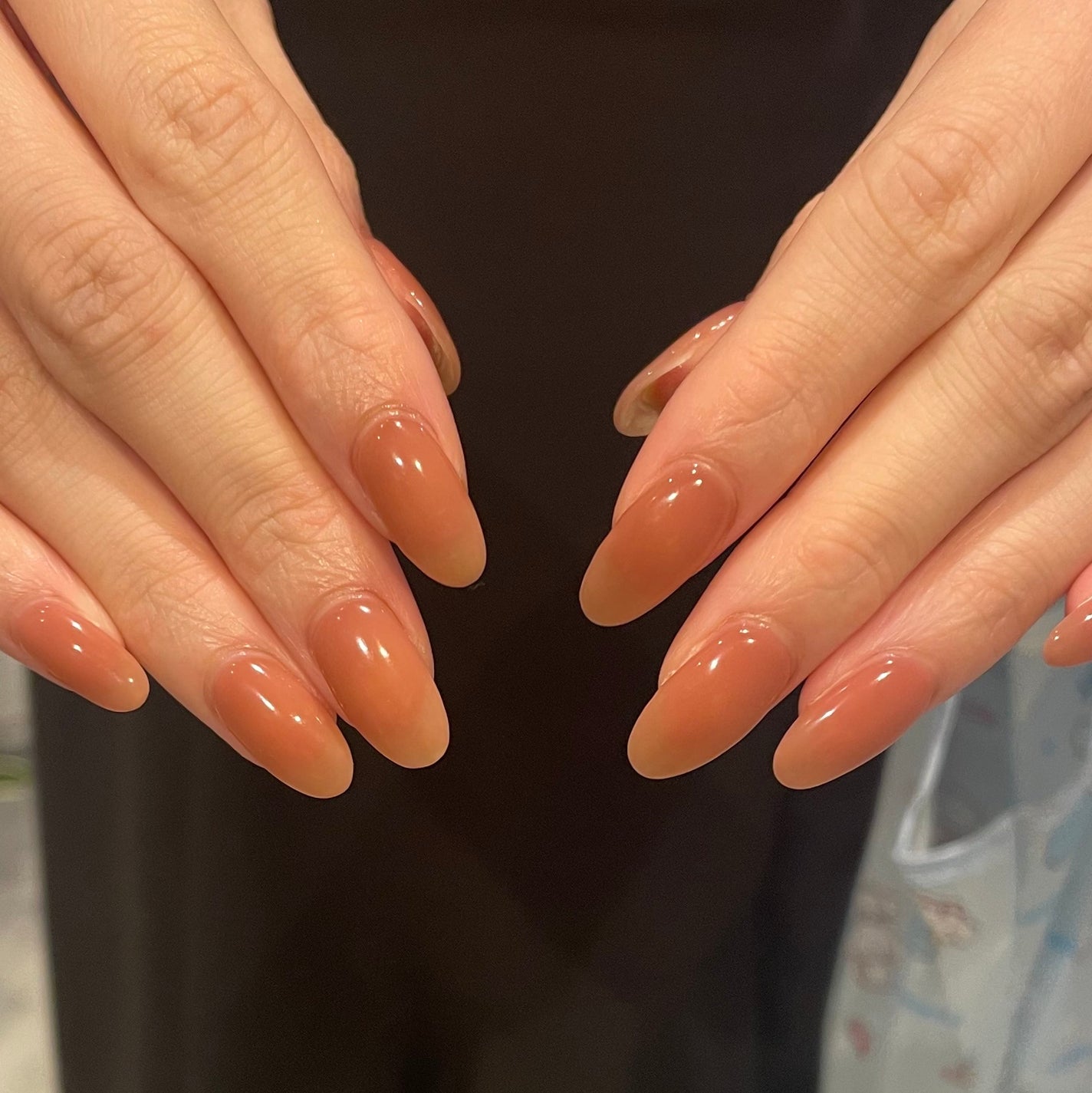 𐔌՞ . .՞ 𐦯 on LIPS 「🍑#ネイル#ジェルネイル#垢抜け#ネイルケア#キラキラネイル#..」(1枚目)