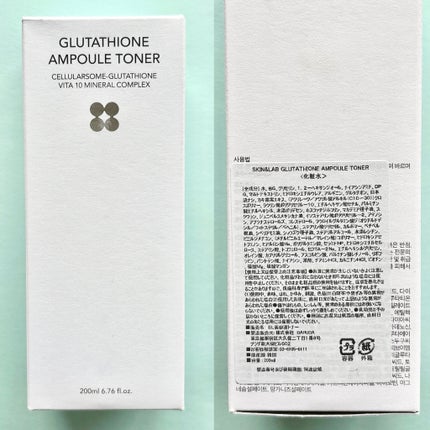 グルタチオンアンプルトナー/SKIN&LAB/化粧水を使ったクチコミ(4枚目)